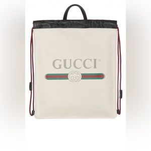 Gucci Print Leather Draw String